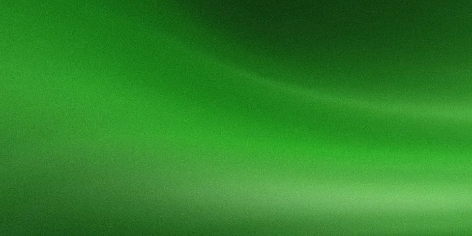 A blurry green background with a gradient effect and subtle texture. Illustrazione stock