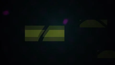Blurry green rectangles on dark background. Stock Footage 336226650
