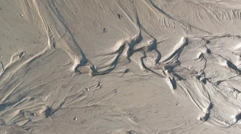 Blurry image of sand pattern. Abstract nature background. Stock Photos