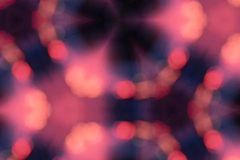 A blurry image of a starry night sky with pink and blue hues. The image is ab Stock Photos