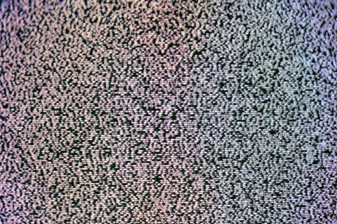 A blurry image of a television screen with static Foto stock