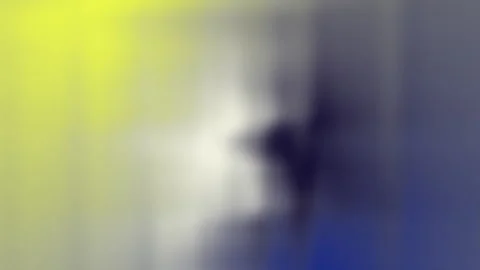 Blurry image of yellow gray and blue Stock Footage 305380293