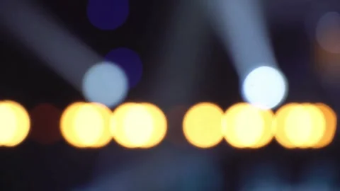 Blurry Light Lasers shooting effect colorful laser beams dance at nightclub Stock Footage 265764514