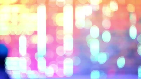 Blurry Light Lasers shooting effect colorful laser beams dance at nightclub Stock Footage 265764682