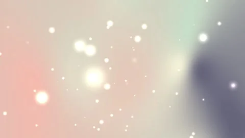 Blurry light pastel background with glowing particles Stock Footage 304237891