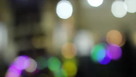 Blurry lights 3 Stock Footage 221570587