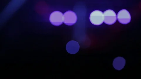 Blurry lights at disco - ideal for transitions or backgrounds Stock Footage 74830150