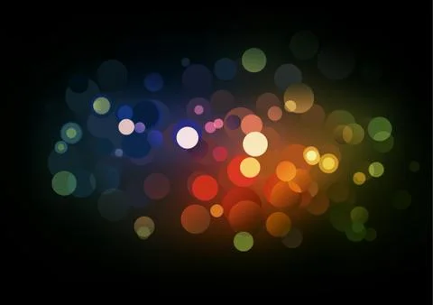 Blurry Lights Stock Illustration