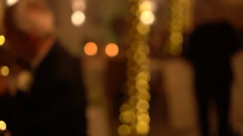 Blurry lights at a party Video stock 232757167