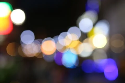 Blurry lights Stock Photos