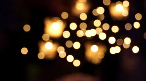 Blurry lights zoom in Stock Footage 36735964