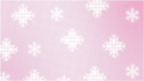 Blurry monochrome stylized snowflake pattern background - minimal geometrical Stock Illustration