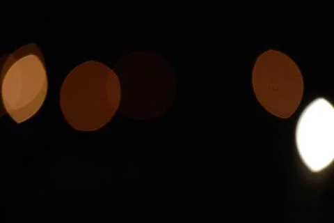 Blurry multicolor light from the lamp. Stock Photos