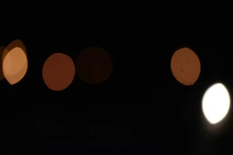 Blurry multicolor light from the lamp. Stock Photos
