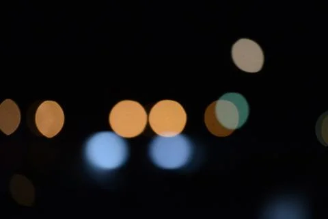 Blurry multicolor light from the lamp Stock Photos