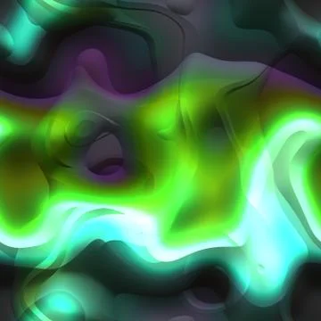 Blurry neon gradient glitch abstract artistic texture background. Wavy Illustrazione stock