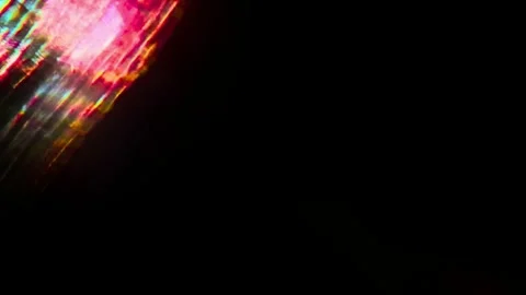 Blurry neon light trail. Abstract motion background Vídeo Stock 334301064