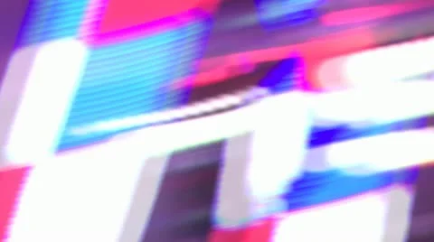 Blurry Neon Lights 스톡 동영상 19099130