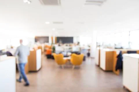Blurry office setting Stock Photos