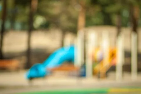 Blurry playground background Stock Photos