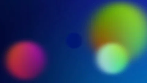 BLURRY PSYCHEDELIC COLORED BALLS Stock Footage 106663541