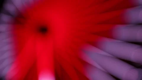 Blurry red heart light show on ferris wheel during the night Stock Footage 154649171