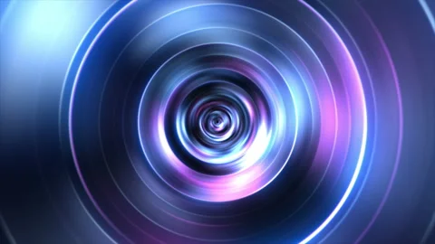Blurry Ripple Tunnel Stock Footage 141399532