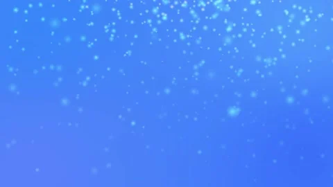 Blurry Snow Fall Motion Animation on Blue Background Stock Footage 166105084