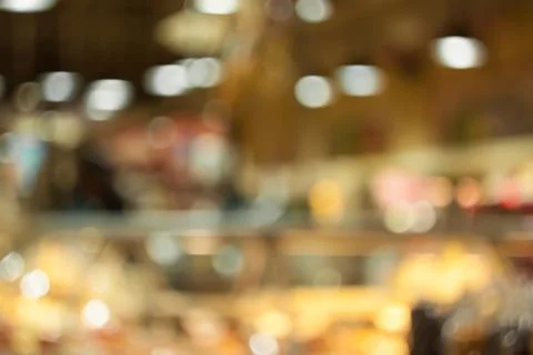 Blurry store inside Stock Photos