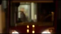 Blurry tram in city night colorful street life crowd people traffic lights 4k or 4k+ Resolution