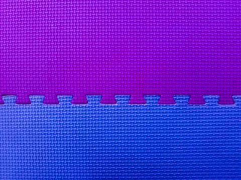 Blurry two colourful dotted in defocus background. Half tone gradient Stock Photos
