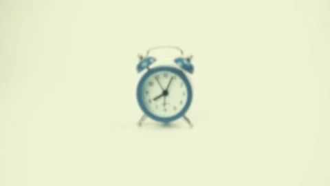 Blurry video, timelapse of alarm clock, half an hour in 10 seconds Stock Footage 148531393