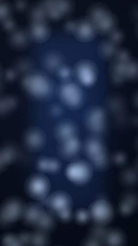 Blurry white light circles on dark blue background. 2d animation Stock-Footage 345557057