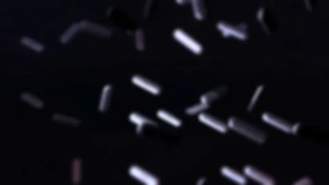 Blurry White Pills falling in darkness Video stock 72881168