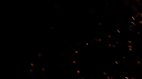 Blury fire sparks Stockbeeldmateriaal 67607692