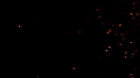 Blury fire sparks Stock Footage 67607710