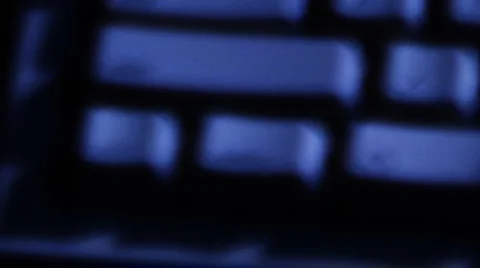 Blury keyboard Stock-Footage 2525131