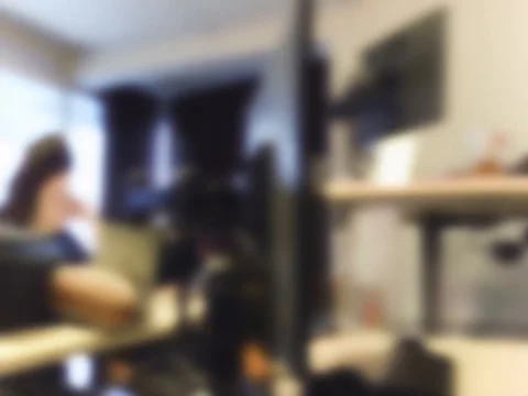 Blury office environment Stock Footage 74874329