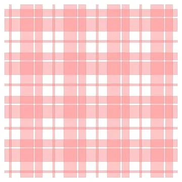 Blush Pink Plaid Seamless Background Pattern Stock Illustration