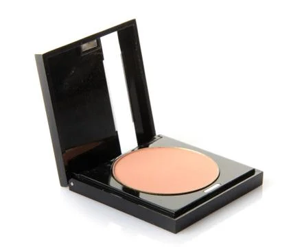 Blusher in black box Stock-Fotos