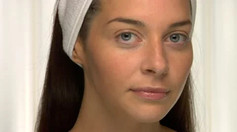 Blusher brush Stock Footage 12456759