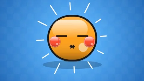 Blushing Face Tasting Sour Lemon Funny Face Stock-Footage 341267520