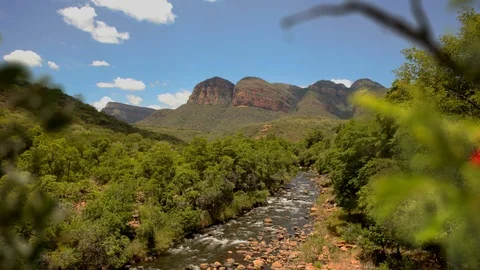 Blyde River Canyon Sunset Stock Footage 87168863