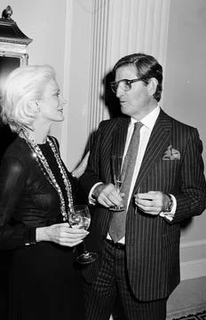 Blythe Danner at the Blithe Spirit Opening 4/1/1987P.B. Ford Anniversary Party 4 Stock Photos