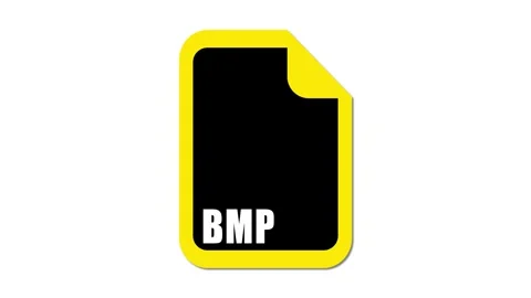 BMP File Format Icon Video stock 280494820