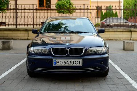 BMW 3 Series (E46) is the fourth generation of the BMW 3 Series Stock Photos