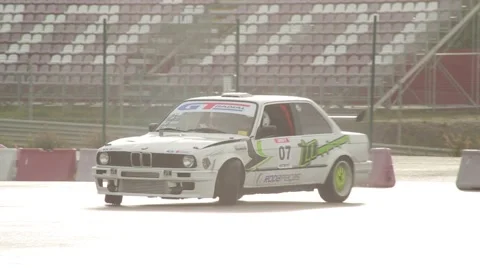BMW car drift race Stock Footage 51002849