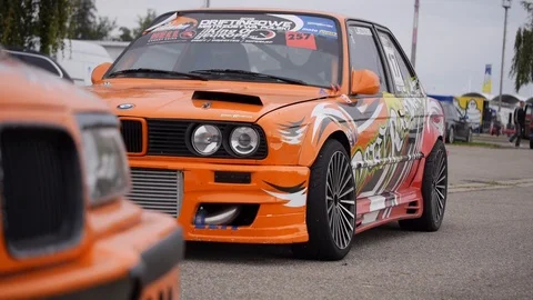 BMW Drift car Video stock 101548226