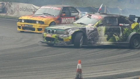 BMW Drift car (slow motion) Video stock 101709741