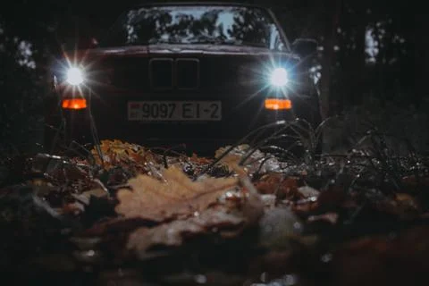 BMW E30 Stance  (2) Stock Photos